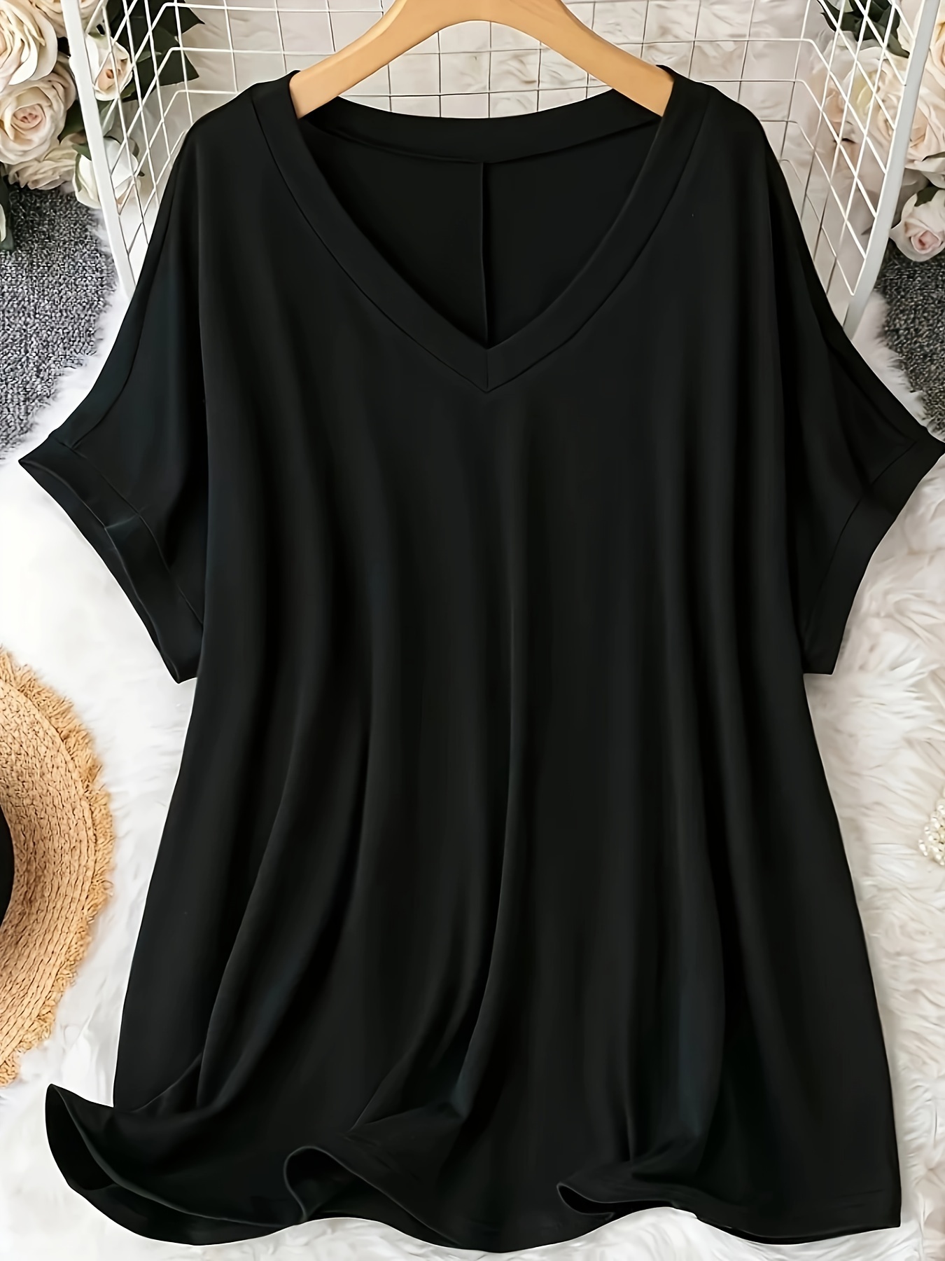 Plus Size, Plus Size Women's Casual T-Shirt
