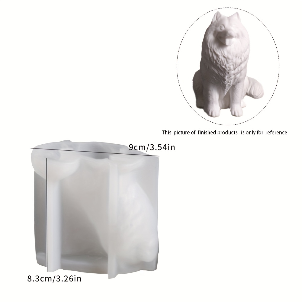 Hondenengel siliconen mal | Siliconen dierenmal voor het maken van kaarsen, handgemaakte wax epoxyhars gieten, slapende kat met vleugels, schattig, creatief ontwerp voor thuis kerstdecoratie