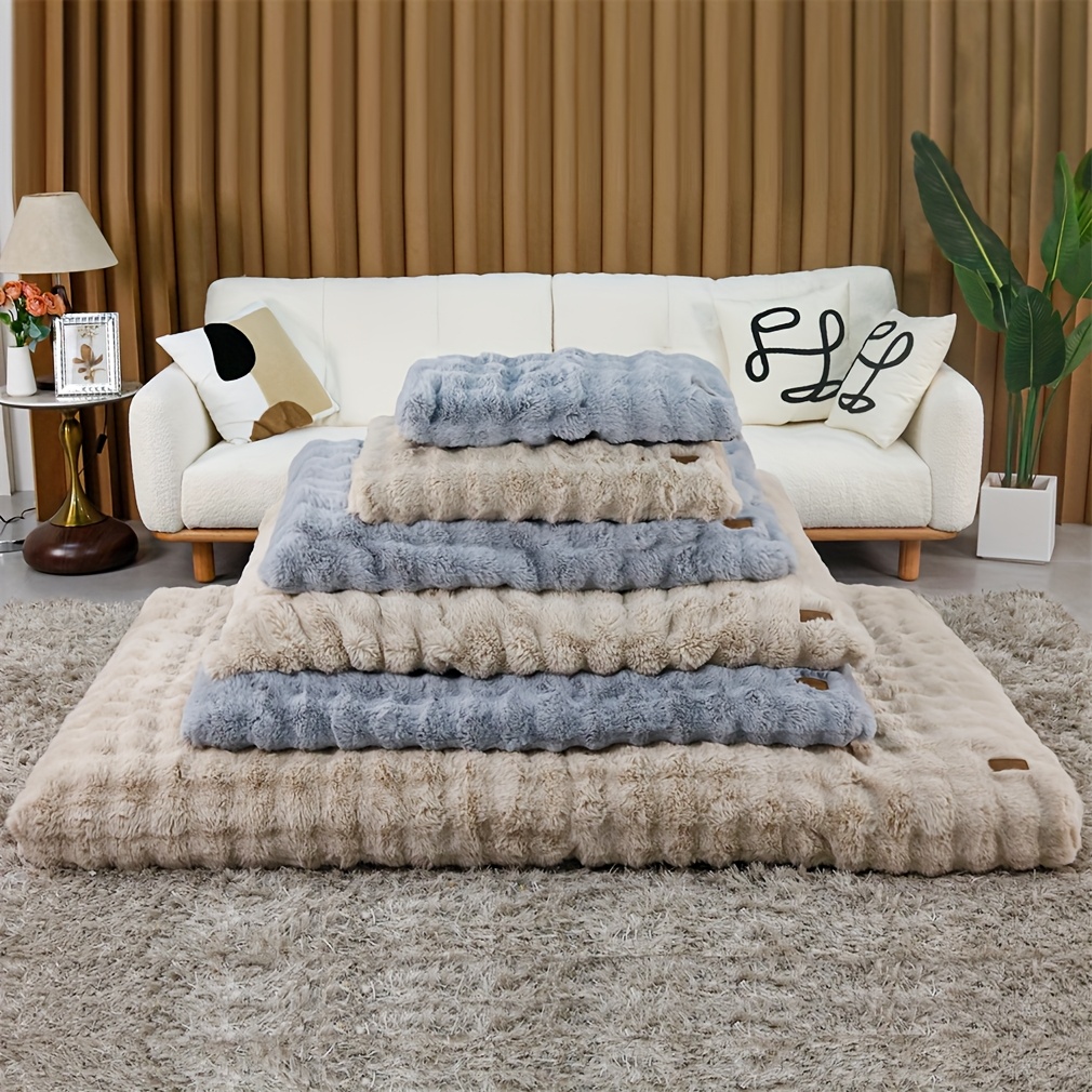   large dog bed thick foam base removable cover multiple sizes m xxxxl plush sponge pet bed for medium small large dogs cats cozy sleeping area with removable cover dog bed   furniture plush pet bed durable pet furniture Product details 2
