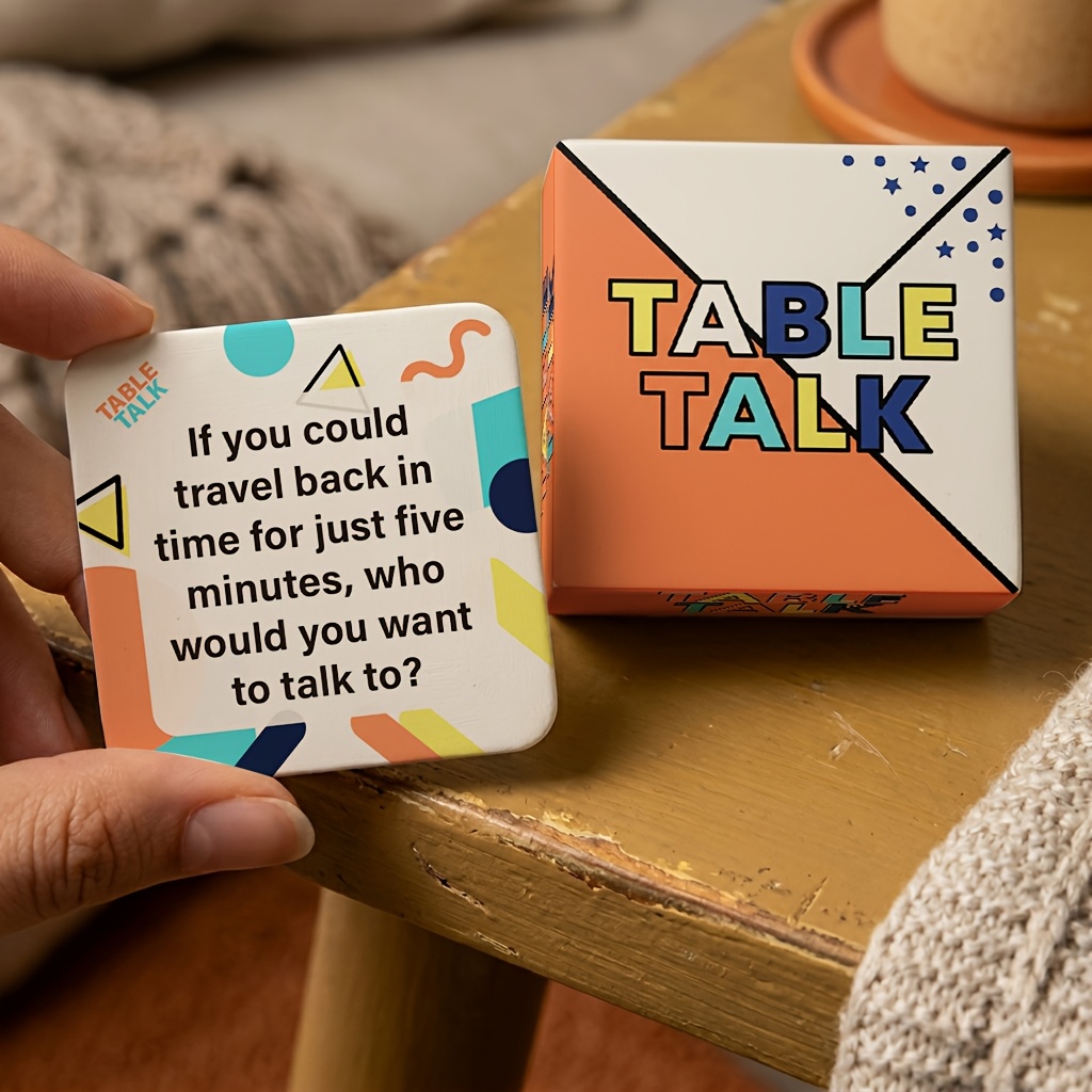 Table Talk Conversation Game, Effortless Fun for Social Connections