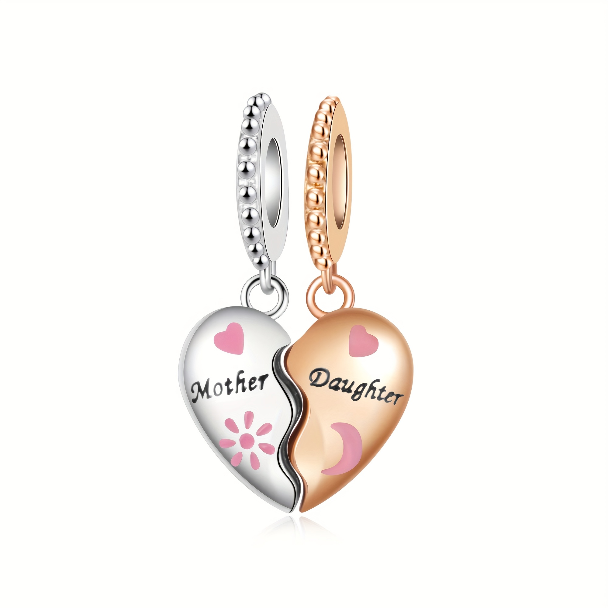 Heart Charm Daughter Charms For Pandora Bracelets Pandora