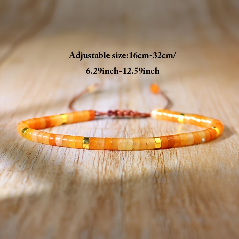 Guardian Stone Red Agate Bracelet, Minimalist Design