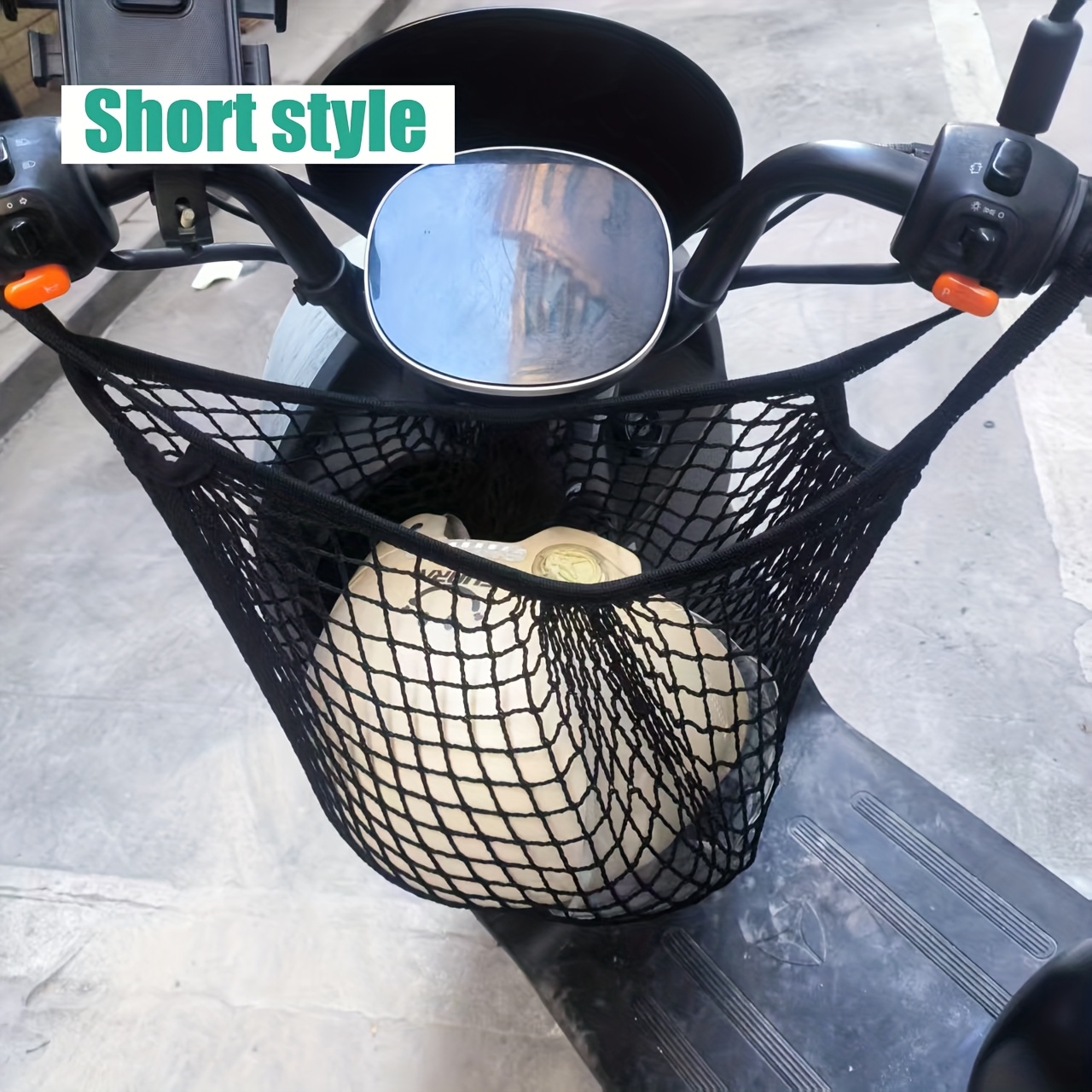 E-shop 1 Stück Fahrrad Elektrischer Lenkerbeutel, Lenkerhängebeutel, Fahrradhelm-Netzbeutel, Hängebeutel, Fahrrad-Frontspeicherriemen, Einkaufsbeutel,