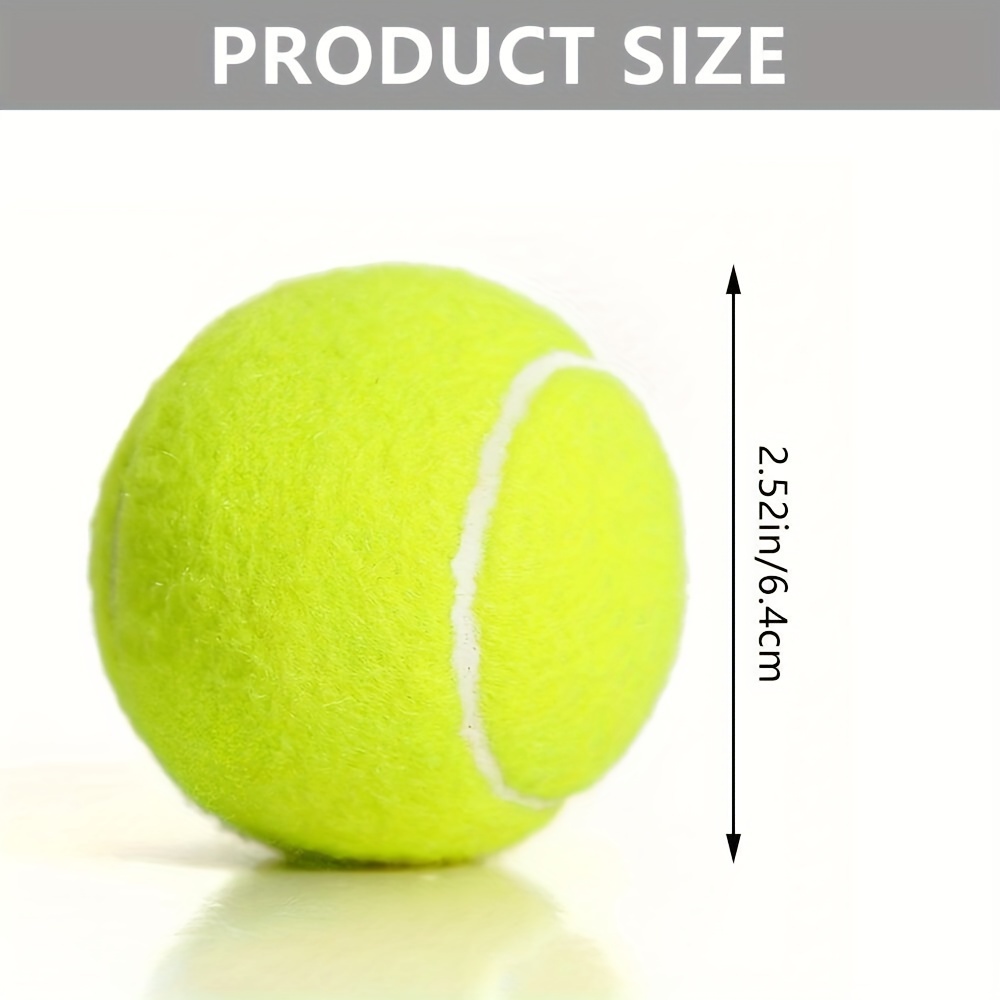 Tennisbälle 3er-Set – Für Training, Hundespielzeug Oder Dekoration, 6,6 Cm Durchmesser