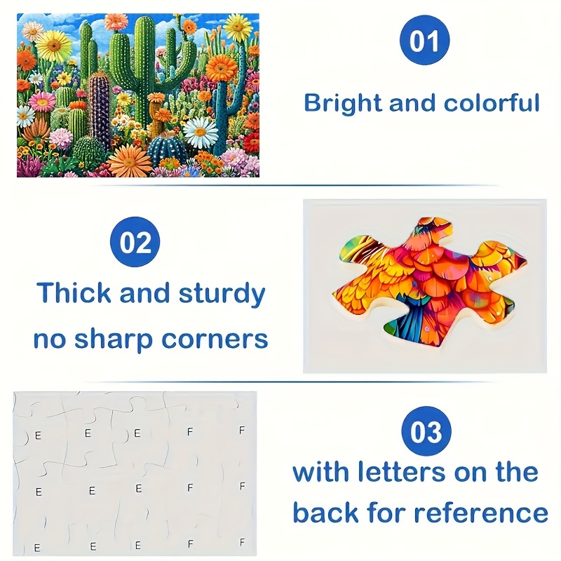 Adorable Turkey 1000pcs Paper Jigsaw Puzzle, Large Toy