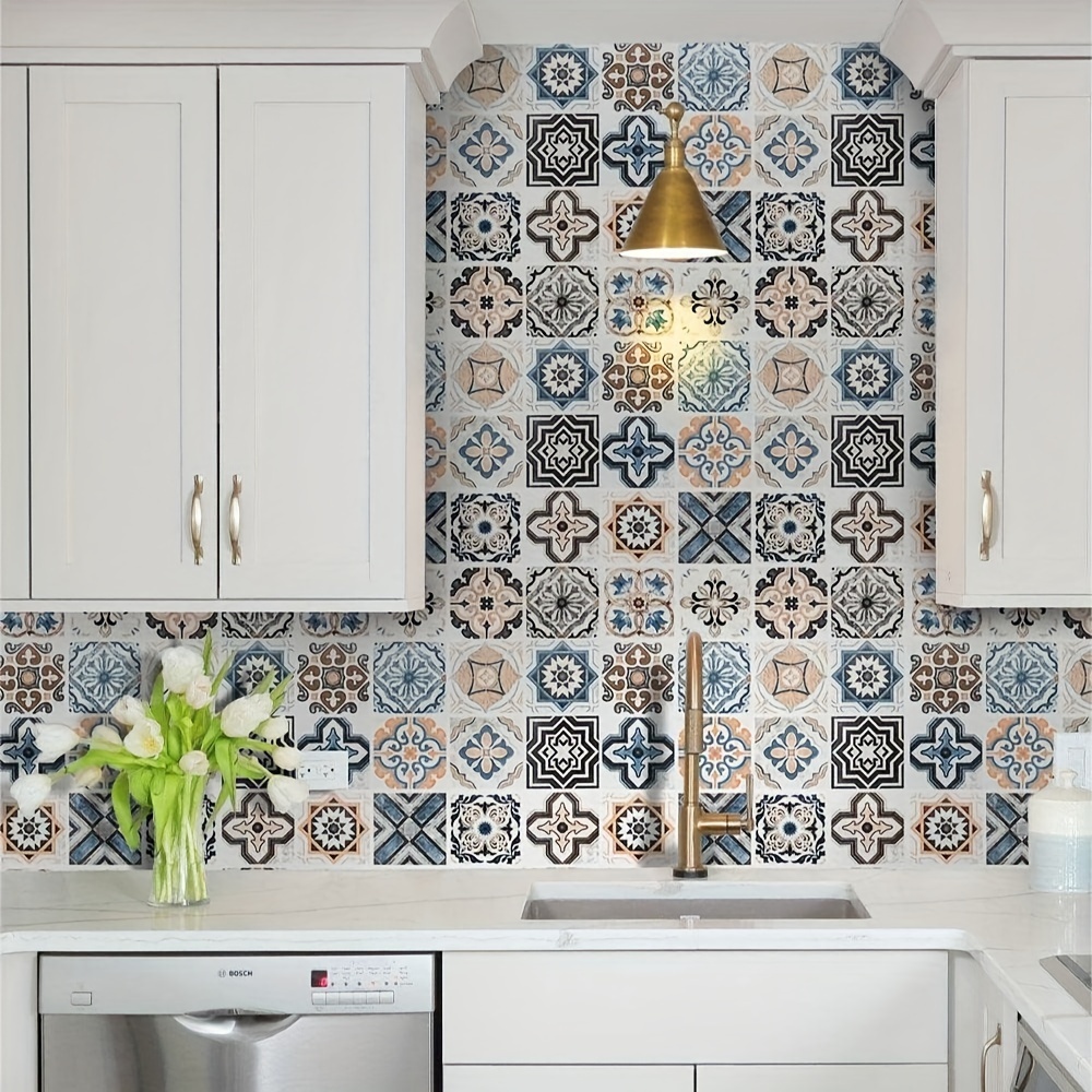 Self adhesive Wallpaper Boho Style Linen Texture Contact Temu New Zealand