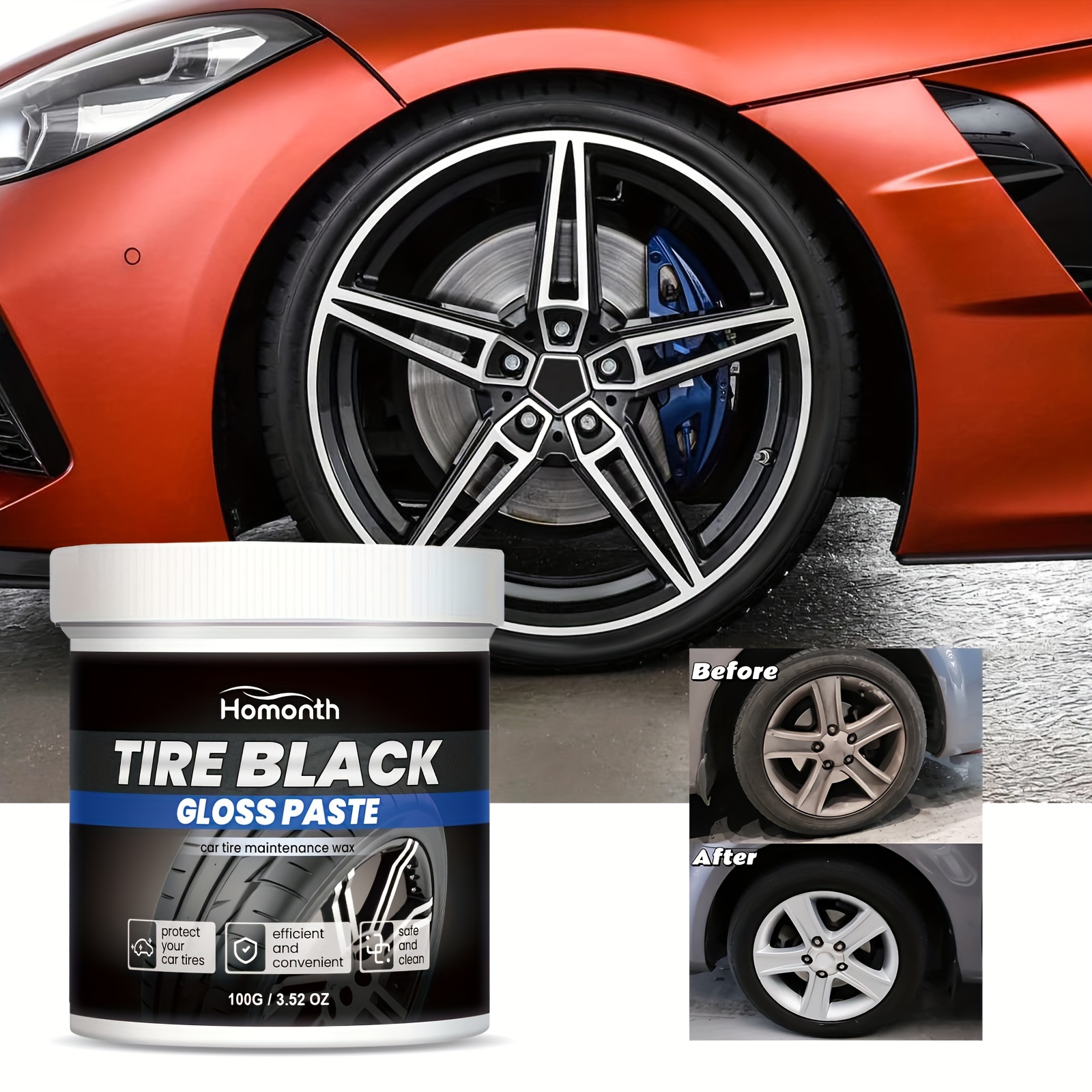 100  tire   metal cleaner no residue gel formula with sodium hydrogen   for rim care details 0