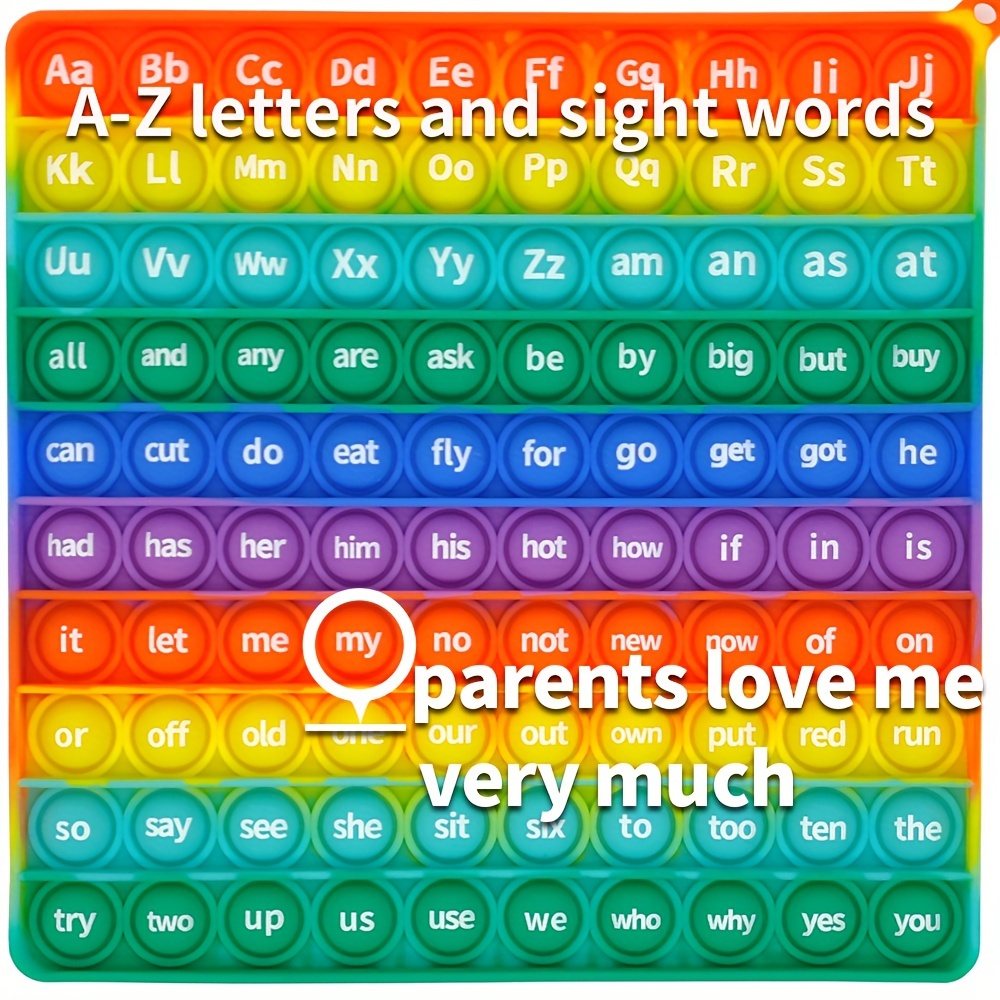 Sight Word A-Z Alphabet Toy, An Early Reading Enlightenment Play Toy,  Suitable For Home And Classroom, Making The Learning Experience Easier And  Fun