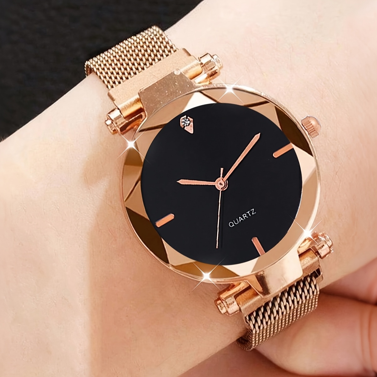 1pc womens watch business fashion pointer quartz watch suitable for womens daily wear womens party birthday gift for friends graduation season halloween gift  