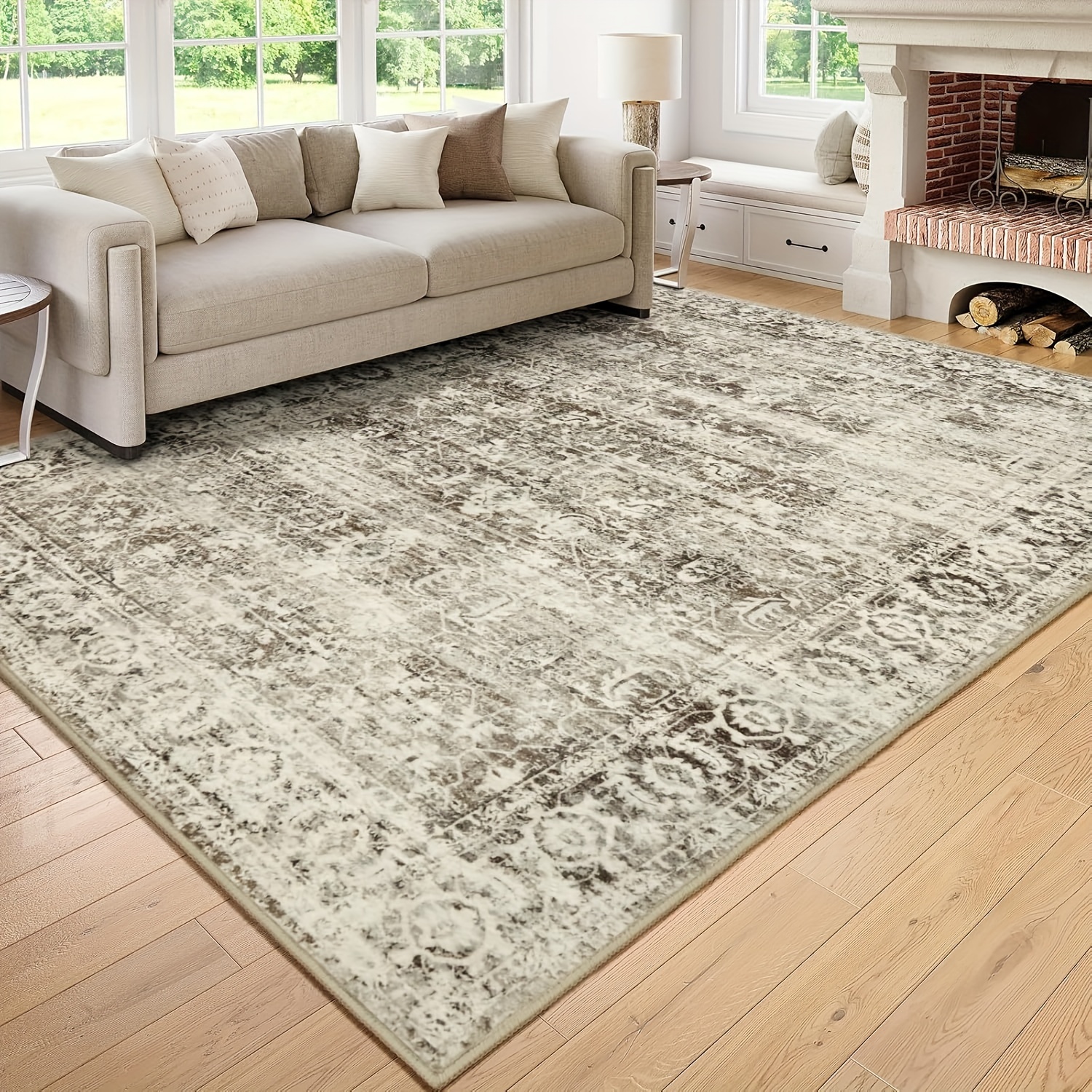 Beige Washable Rugs Living Room Large Living Room Rug Indoor
