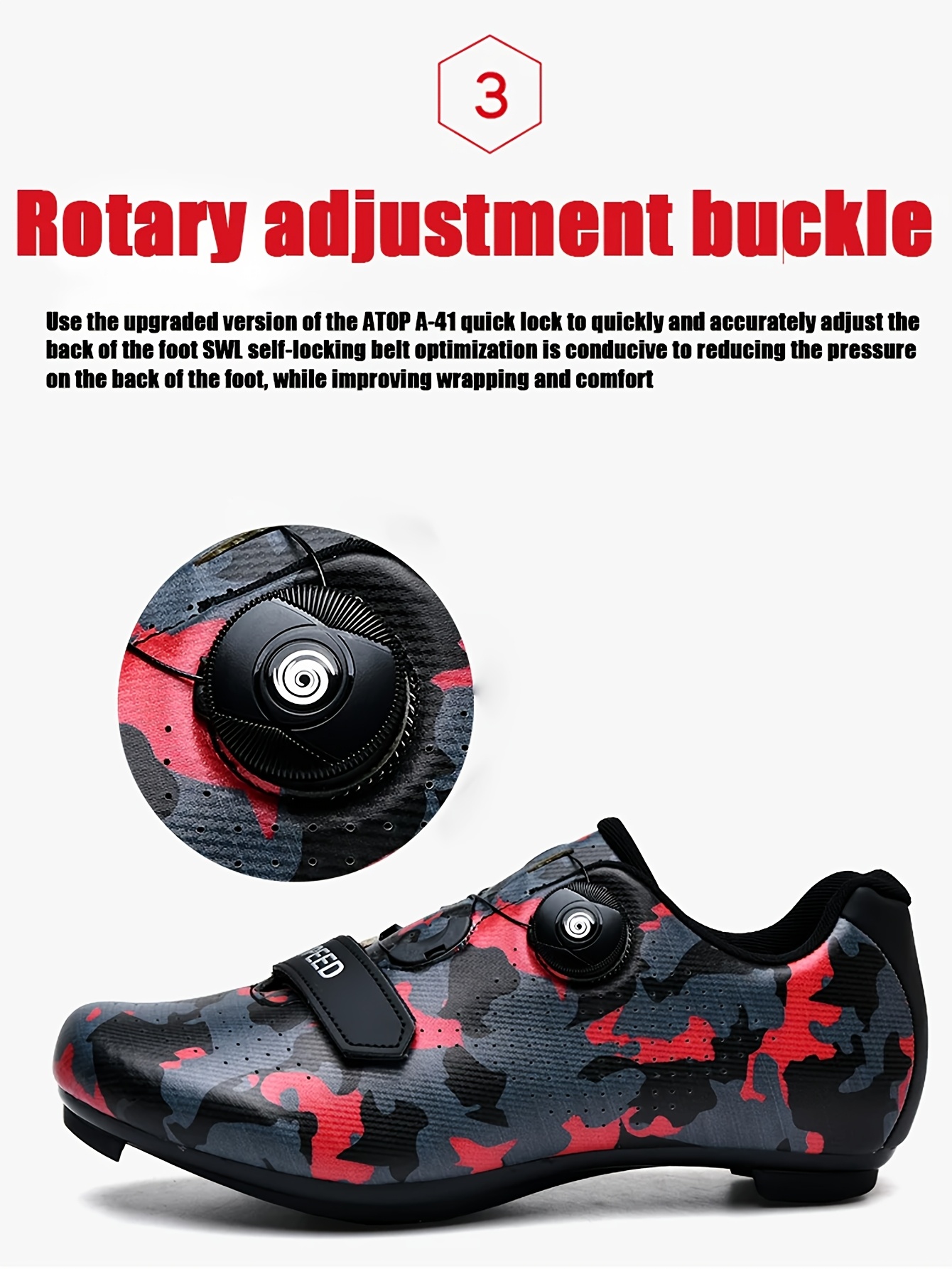 Sneakers, Professional Road Bicycle Shoes Men Women Sports Route Cycling Shoes Self-locking Racing Bicycle Cleats Shoes, Unisex Zapatos De Hombre Motorcycle Riding Gear Stuff, Road Bike Lock Shoes Breathable Non-slip Wear-resistant Pedal Bicycle