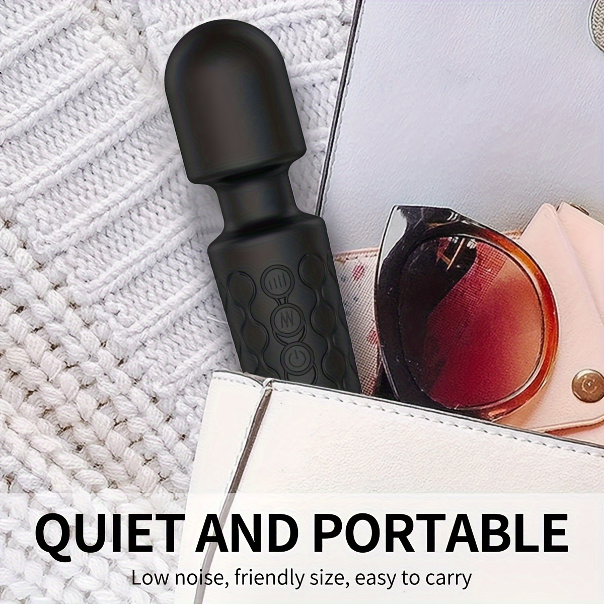 1pc handheld electric back massager rechargeable
