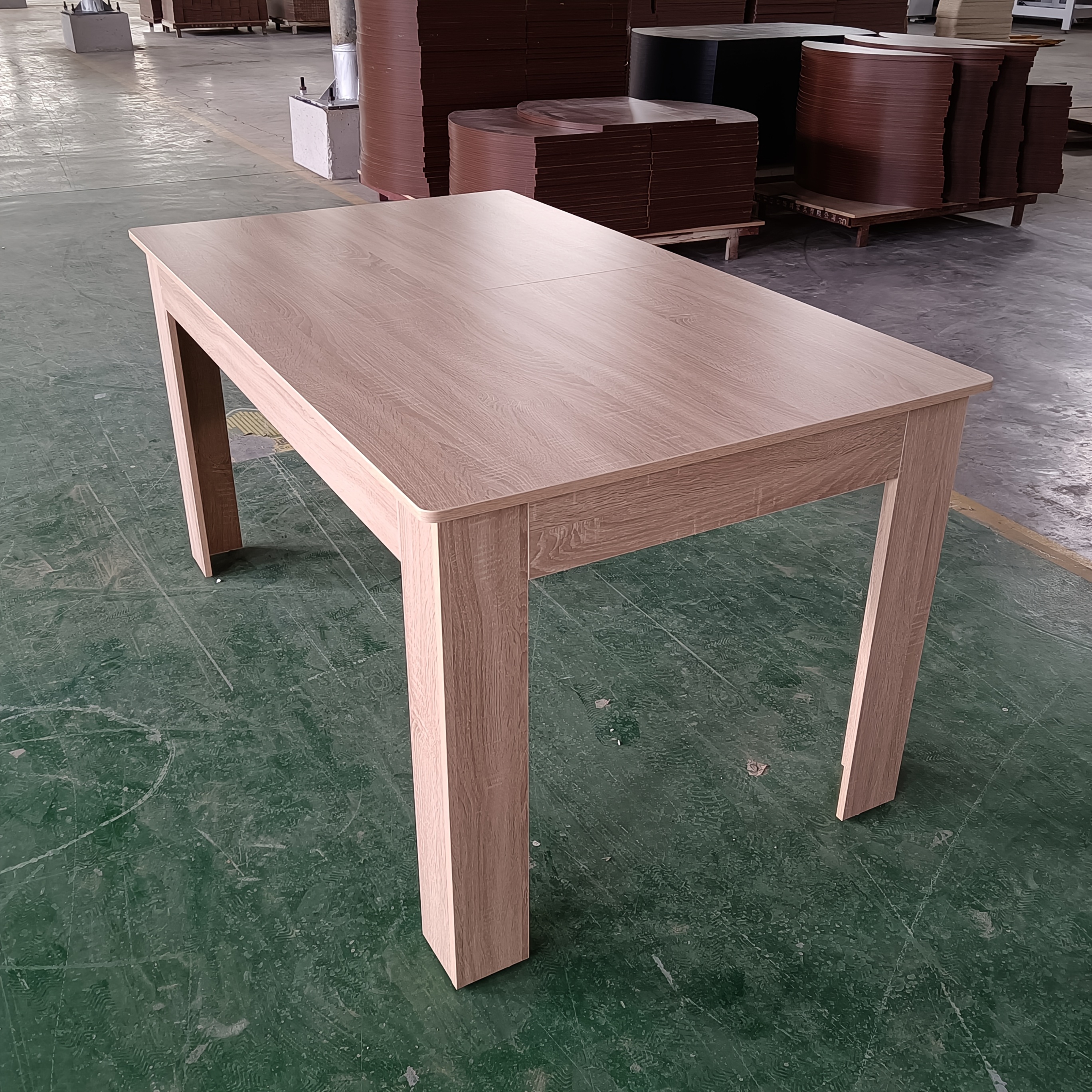 55 86 wood expandable dining table 6 8 person no seating - Temu
