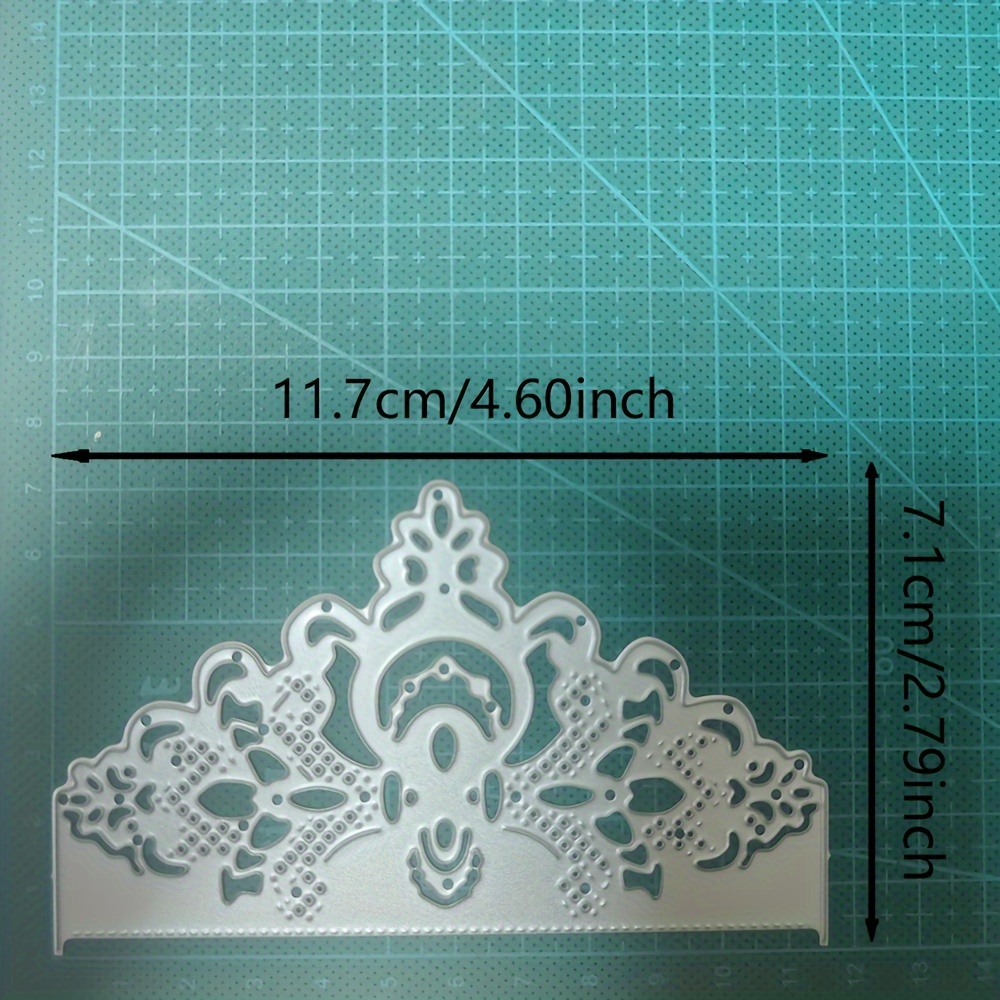 1pc Of New Cutting Dies For 2024, Featuring Edge Cutting Dies Made Of Metal, Suitable For Scrapbooking And Manual Crafts
