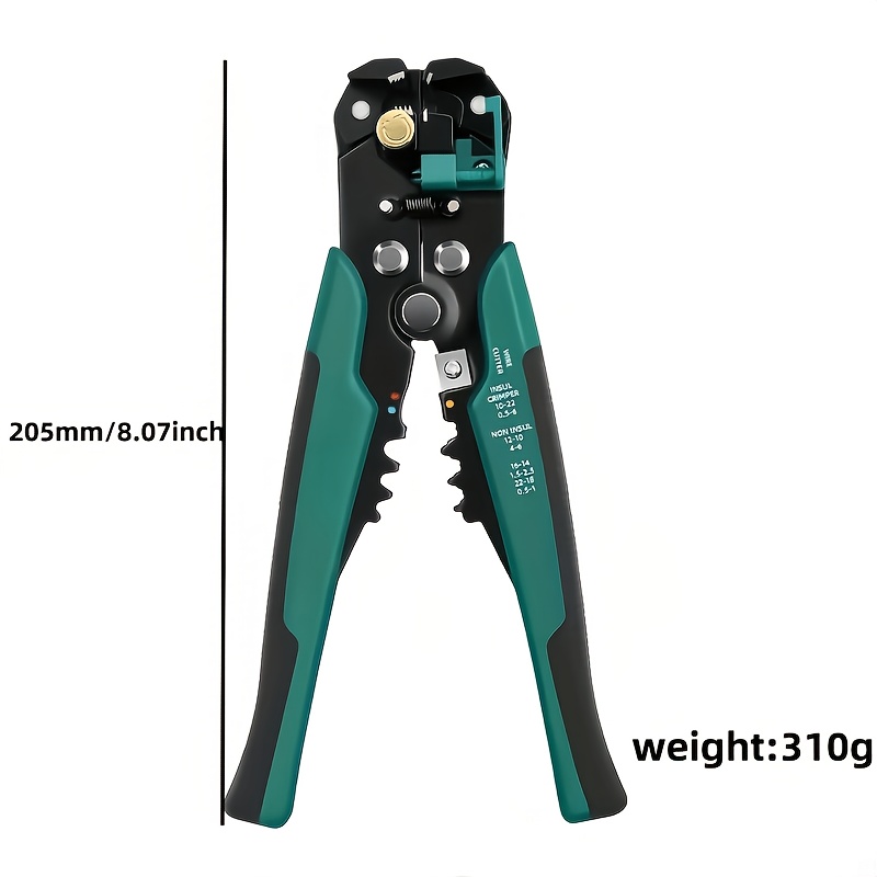 TEMU Choice For Electricians: 1pc Automatic Wire Stripper, Professional Wire Cutting And Crimping, Effortless Wire Stripping, , Suitable For