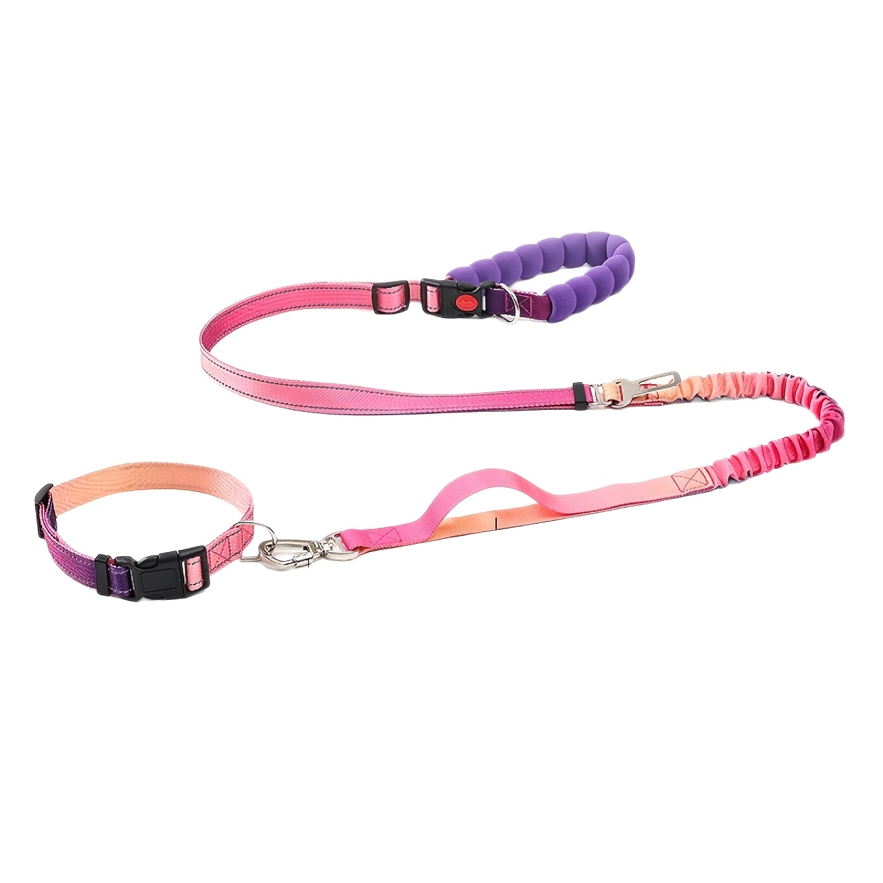 Dopamine Dog Leash, Multi-Functional with Anti-Pull Elastic Stretch