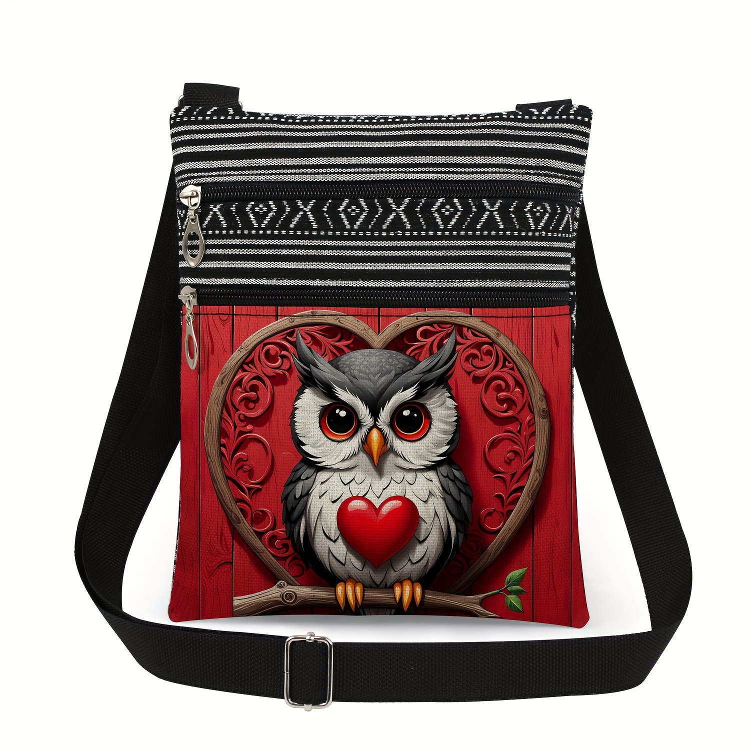 E-shop Niedliche Cartoon Eulen-Print Damen Schultertasche, Weihnachten, Valentinstagsgeschenk für Freunde, Geschenktüte für , Lässige Reise Faltbare