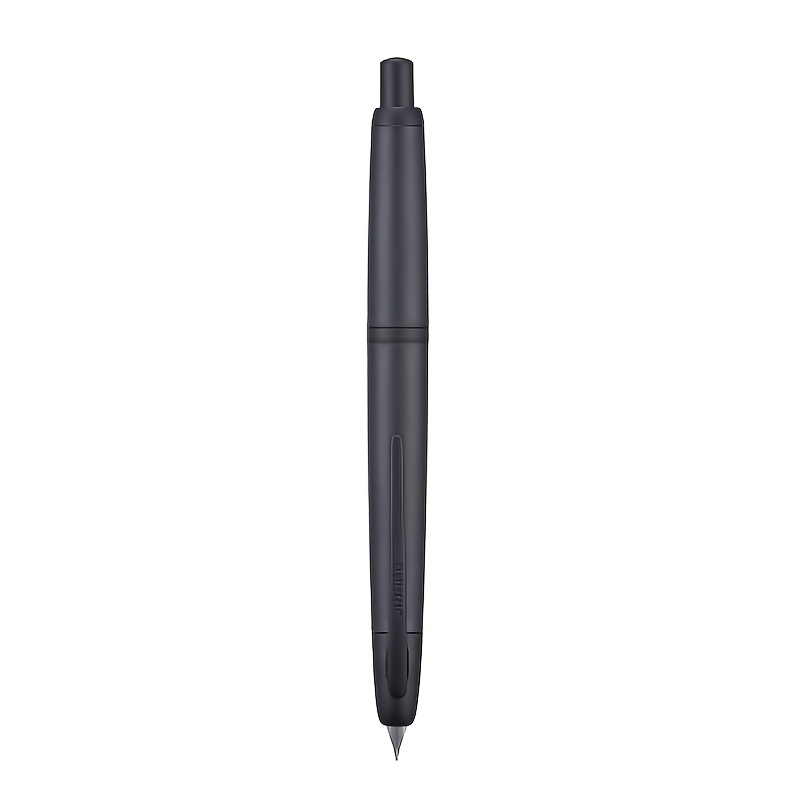 TEMU Stylo-plume à pression Jinhao 20, , plume fine rétractable avec convertisseur d'encre (clip noir)