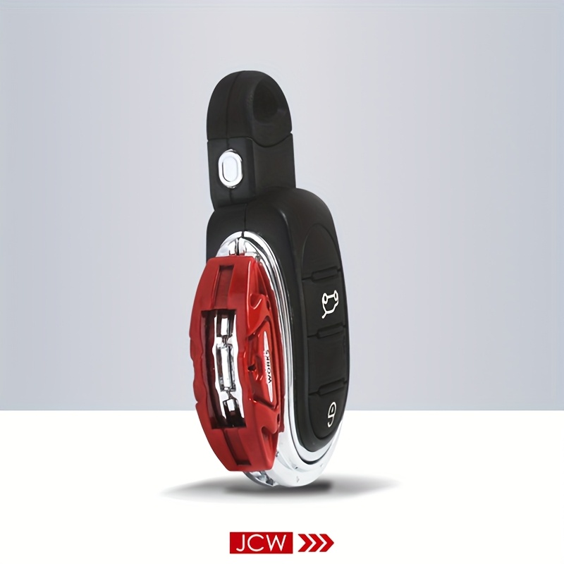 TEMU para llavero de metal con forma de disco de freno GP JCW, 1 pieza, para MINI Cooper 2.ª generación F60 3.ª generación F55 F56 F57 F54, protector