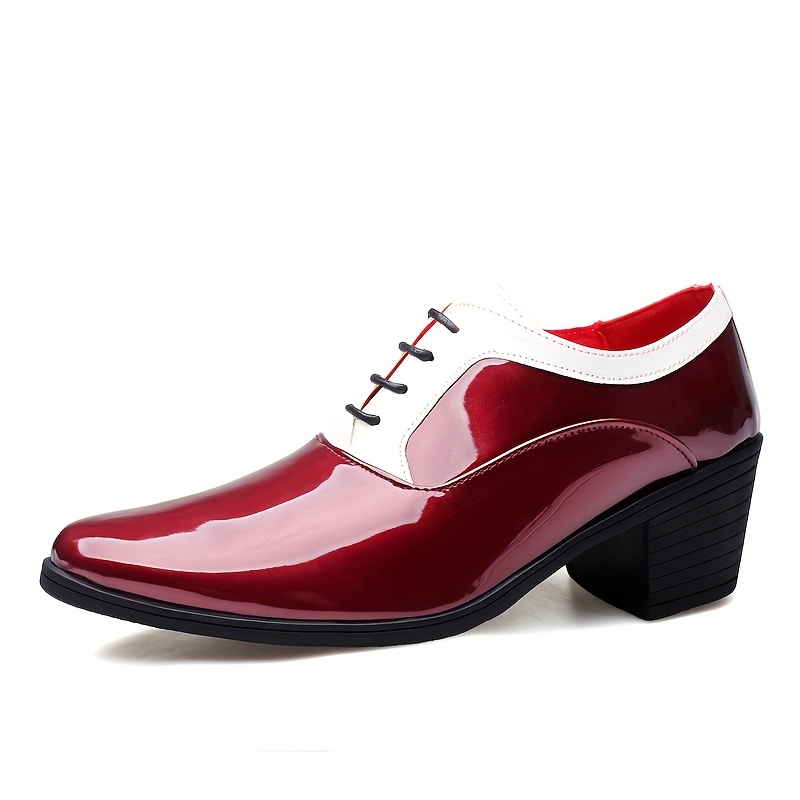 mens stylish white oxford dress shoes elegant - Temu Oman display picture 3