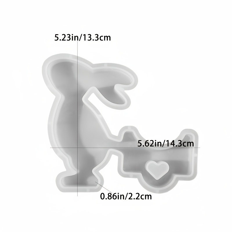E-shop [1 Stück Schlitten Silikonform] 1 Stück Schlitten Silikonform, Flexible DIY- für Ton, Schokolade und Backen, Wiederverwendbare Weihnachtsformen