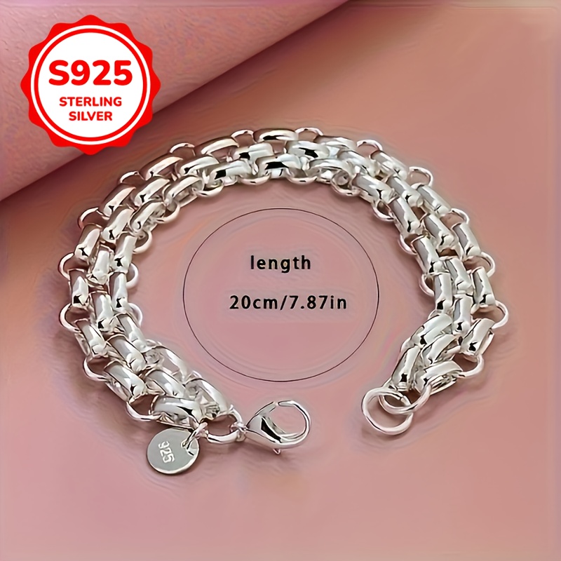 S925 Silver Triple-Strand Bracelet — Trendy Gift