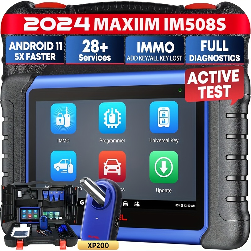 

Autel Maxiim Im508s 2024 Level-up Of Im508 Key Fob Programming Tool W/ Xp200, 11 Os, 4g+64g, 2.4&5g, 3000+ Bidirectional Active Tests, 40+ Resets All-system Diagnosis Same Immo As Im508s Pro Autoauth