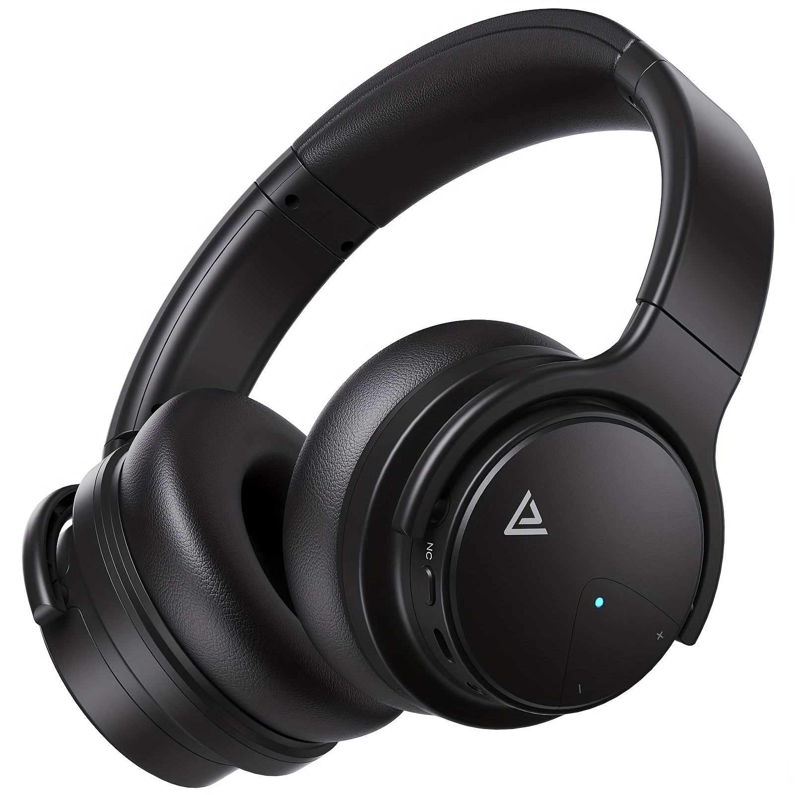 

Active Noise Cancelling, Wireless Over Ear Headphones, 20h Playtime, Rich Deep Bass, Comfortable Memory Foam Ear Cups For Trave