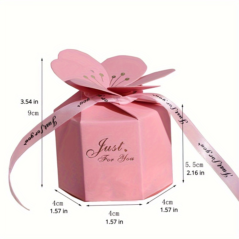 Sac Donuts JZK® 50 Boîtes En Papier Argenté Pour Bonbons, Confettis, Boîte Cadeau Pour Invités De Mariage, Anniversaire, Baby Shower, Noël Bonbon Fini