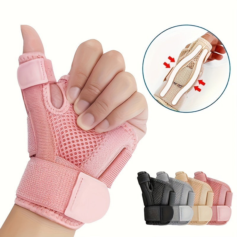 

1pc Finger Wrist Guard, Thumb Splint Brace, Adjustable Wrist Strap Support For Men Women