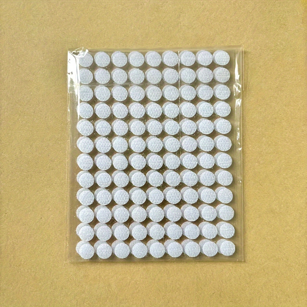 400pcs (200 Pairs) Self-Adhesive Hook and Loop Dots, 0.99 cm Diameter, White Nylon Magic Stickers for Classroom, Office, and Home Organization, Adhesive Dots | Easy Application Stickers | Nylon Adhesive Dots, Dot Stickers