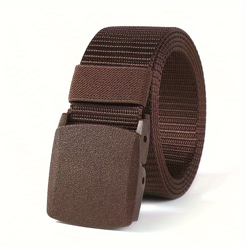 Automatic Buckle Men's Nylon Belts 3 Pack