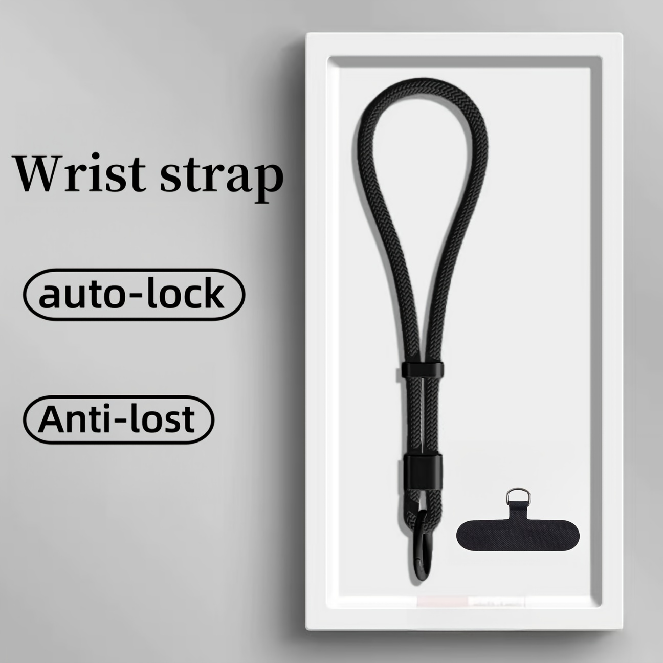 2025 Fashionable Mobile Phone Lanyard, Wristband, With Anti-theft Self-locking And Attached Card, Multiple Colors From, Suitable For Outdoor Mobile Phone Anti-lost And Anti-fall Protection