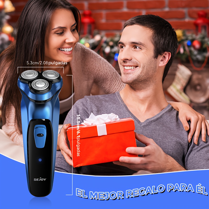 TEMU Sejoy Men' Cordless Electric Razor - Fast-charging Rechargeable - Face Shaver With Washable Heads, Portable Shaving Machine Suitable For Travel & Daily Use - Ideal Gift For Men (best)