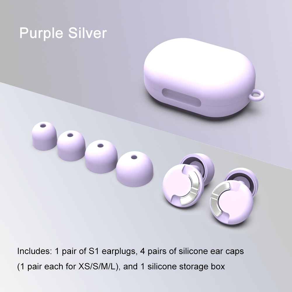 TEMU Adjustable Earplugs 3 Modes For Control | Flexible Earplugs For Focus, Travel, Socializing & More , Battery-free