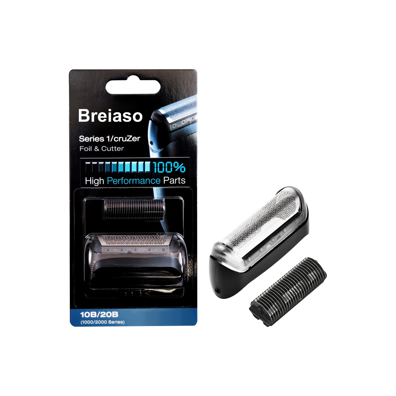 Image of Breiaso Suitable For Series Electric Shaver Head Additions Compatible With 190s-1 1775 1735 5729 5734 5050 Knife Mesh Cover Razor Replacement Head