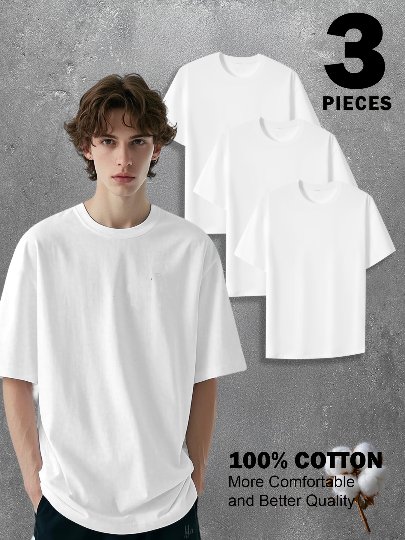 t shirts white sold on Temu United States
