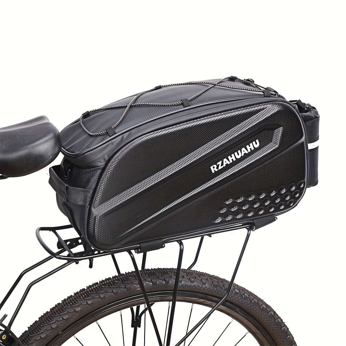 

Bicycle Large-capacity Hard Shell Rear Sling Bag, Bicycle Riding Waterproof Rear Seat Shelf Sling Bag