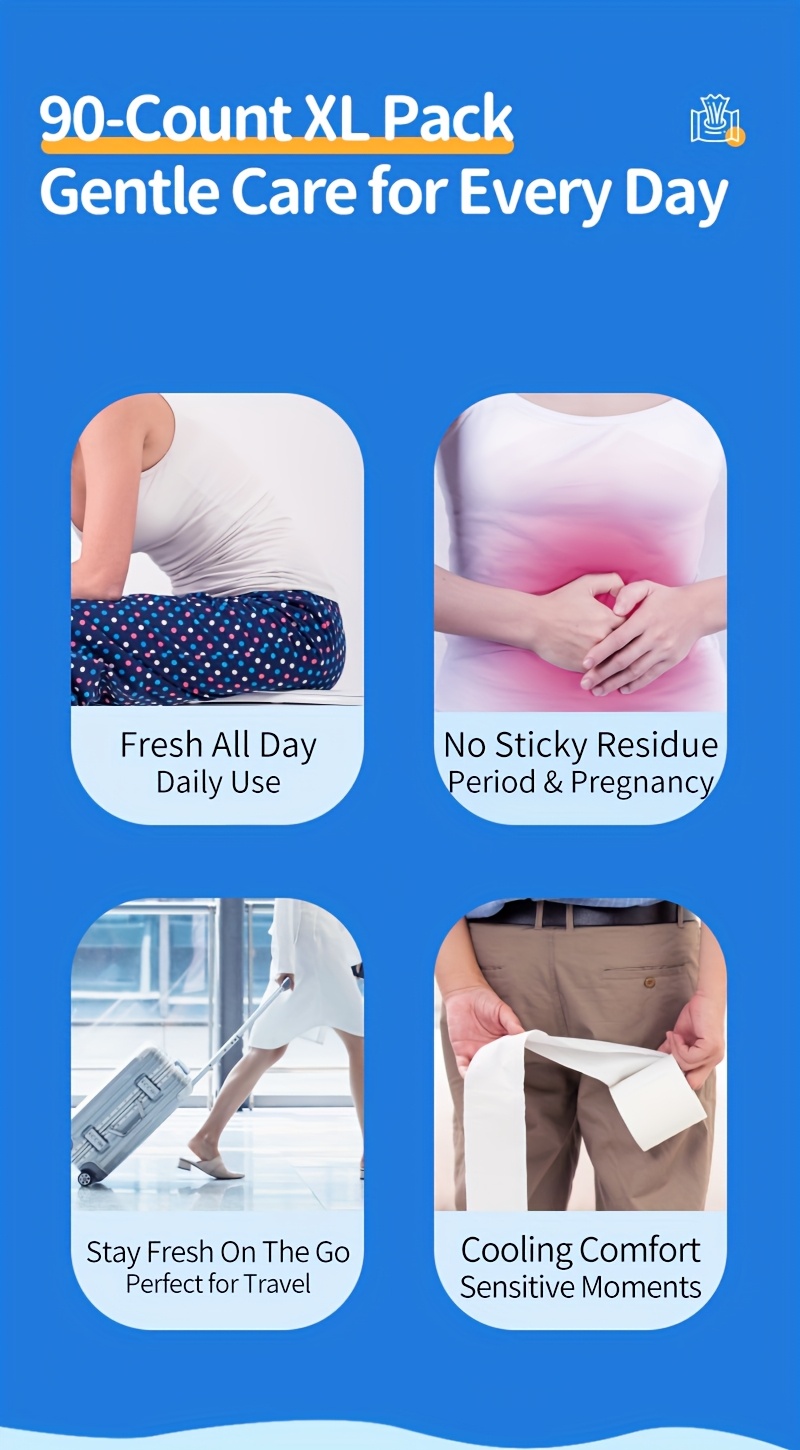 MIOSZZI Thickened Butt Wipes, Flushable Wet Wipes, XL Size Toilet Paper, No Alcohol, Quick-Dispersing, Unscented Toilet Wipes, Personal & Household Cleaning Wipes, Family Size, Local Warehouse