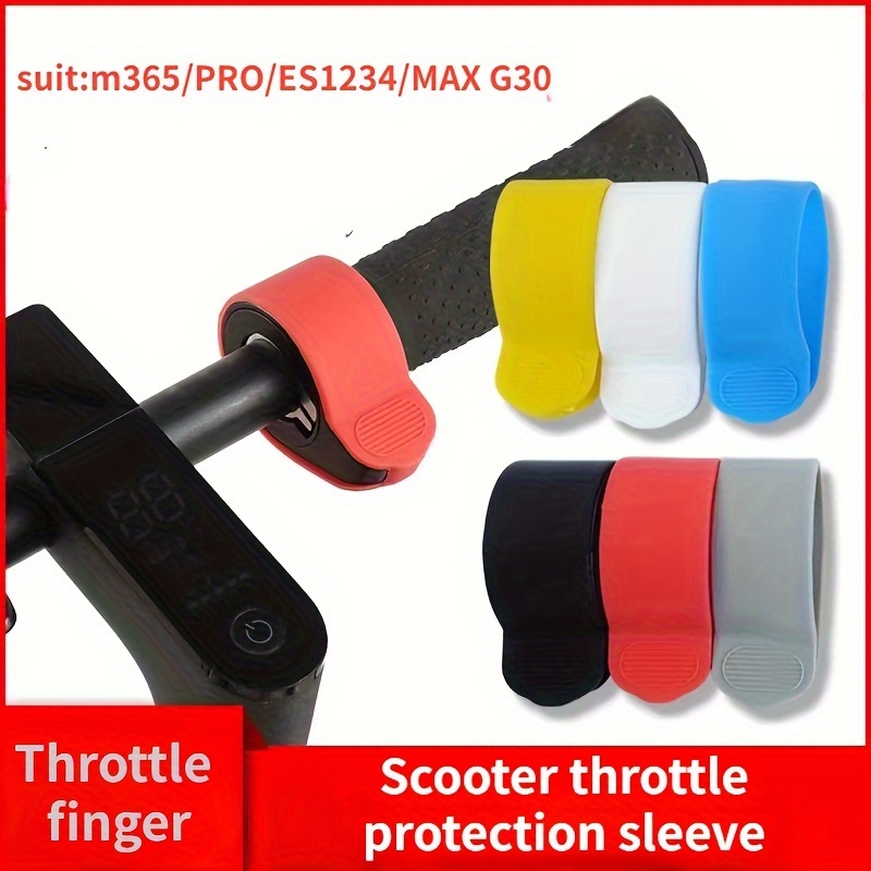 1 buc. Acoperire protectoare din silicon accelerator pentru Xiaomi M365/1S/Pro, Acoperire protectoare frână Scooter ES/F Series, Fără baterie