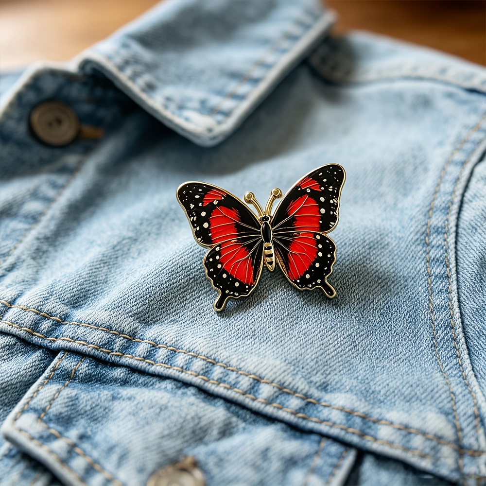 TEMU Pin de Esmalte y Negra, Decorativa de Moda, Adornos, Insignias para Bolso de Solapa, Regalos