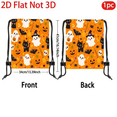 1pc 1pc suitable for drawstring gym bag with closure oxford nylon fabric gym bag suitable for outdoor lightweight portable drawstring closure minimalist for men commemorative gift for christmas halloween 2d flat