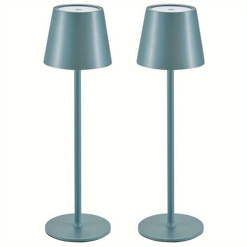 zestaw 2/4 bezprzewodowych lamp stołowych led, 4000mah akumulatorowa lampka nocna dotykowa ipx7 bezprzewodowa minimalistyczna do/restauracji/sypialni/na zewnątrz