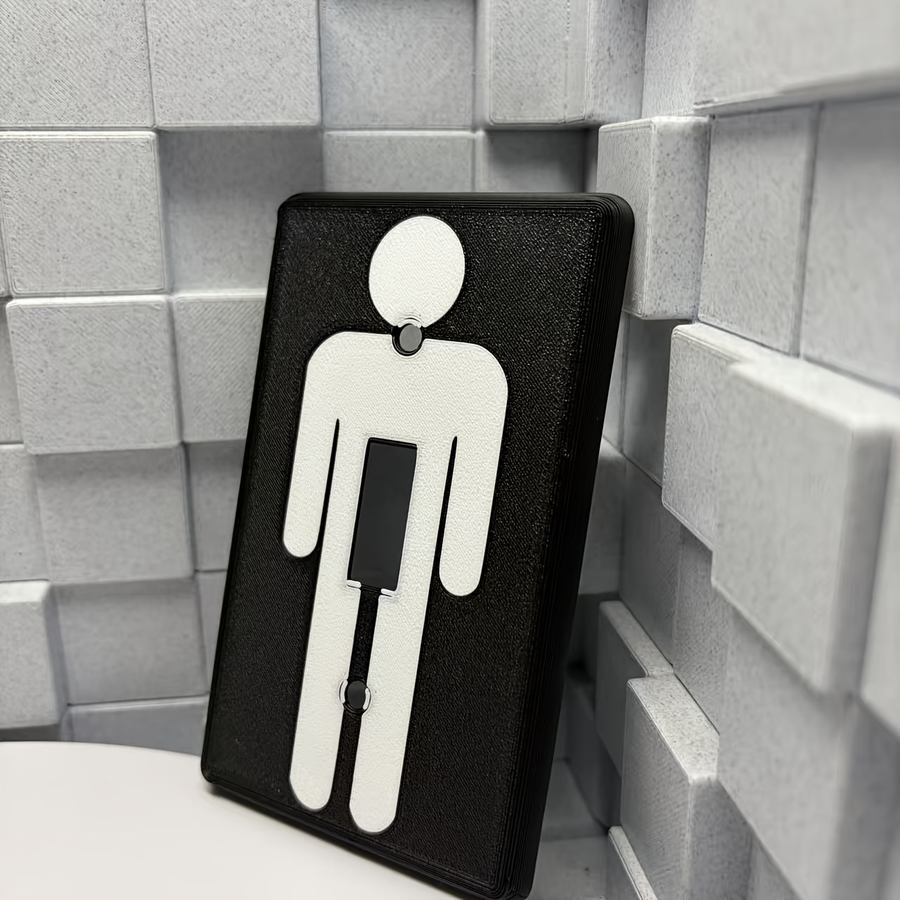 TEMU Plaque d'interrupteur mini-figurine amusante, plaque de recouvrement