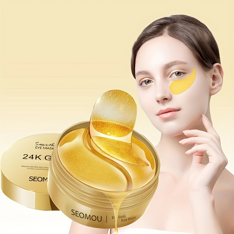 

Eye Mask Series, 24k Golden/seaweed Moisturizing Eye Mask - Moisturize And Firm Eye Skin