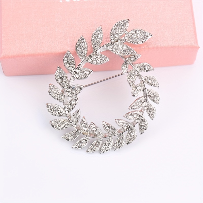 

1pc Creative Temperament Women's Pin Electroplated Brooch Simple Atmosphere Suit Accessories Corsage