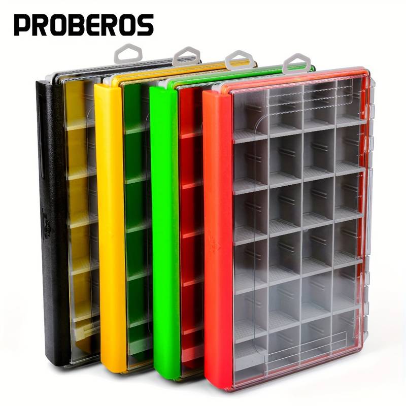 Fishing Tackle Box 4 Pack 18 Grids Transparent Plastic Box 3600 Storage Organizer Box With Adjustable Dividers For Jewelry Beads Earring Container Tool Fishing Hook Small Accessories