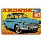 1pc vintage car metal sign waterproof iron wall art decorative plaque frameless art tin painting for home bar english text versatile hanging decoration metal wall art decor