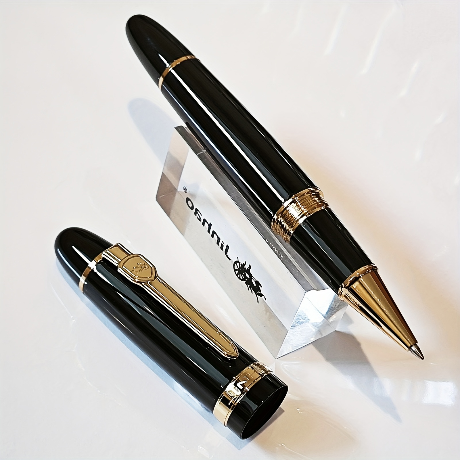 Ballpoint Pen - Luxury Pen With , Black/blue Refill, Pen Gift Set For , Professional Executive Office, Nice Pens