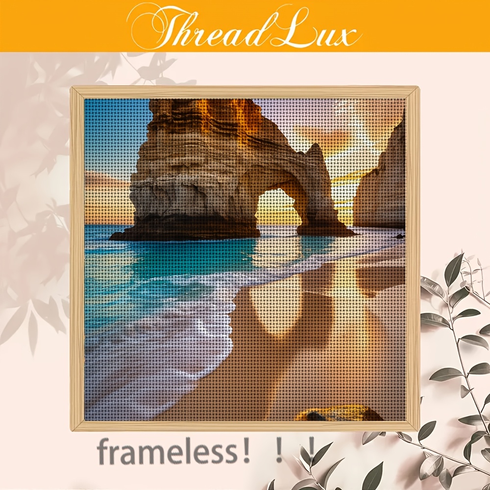 Coastal Arch Sea Beach Theme Cross Stitch Kit